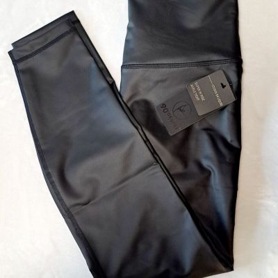 90 Degree By Reflex Black Studio 54 Liquid Leggings Womens Size L New MSRP $78